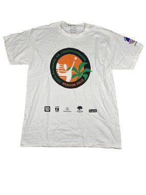 Vintage Diadora USA National Senior Tennis Championships T Shirt Mens L